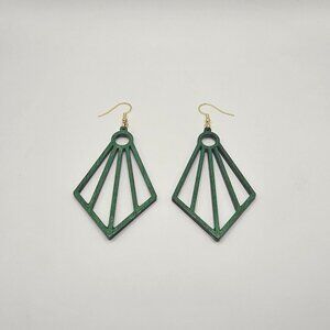 Ray Shine Earrings (Emerald)